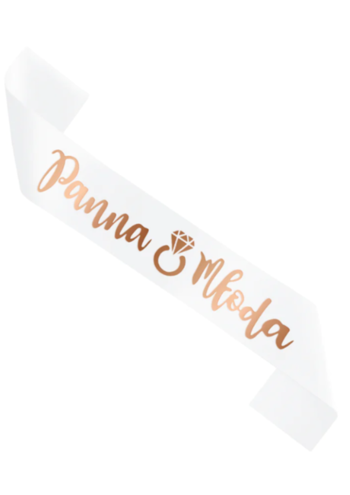 Szarfa PANNA MŁODA na Wieczór Panieński